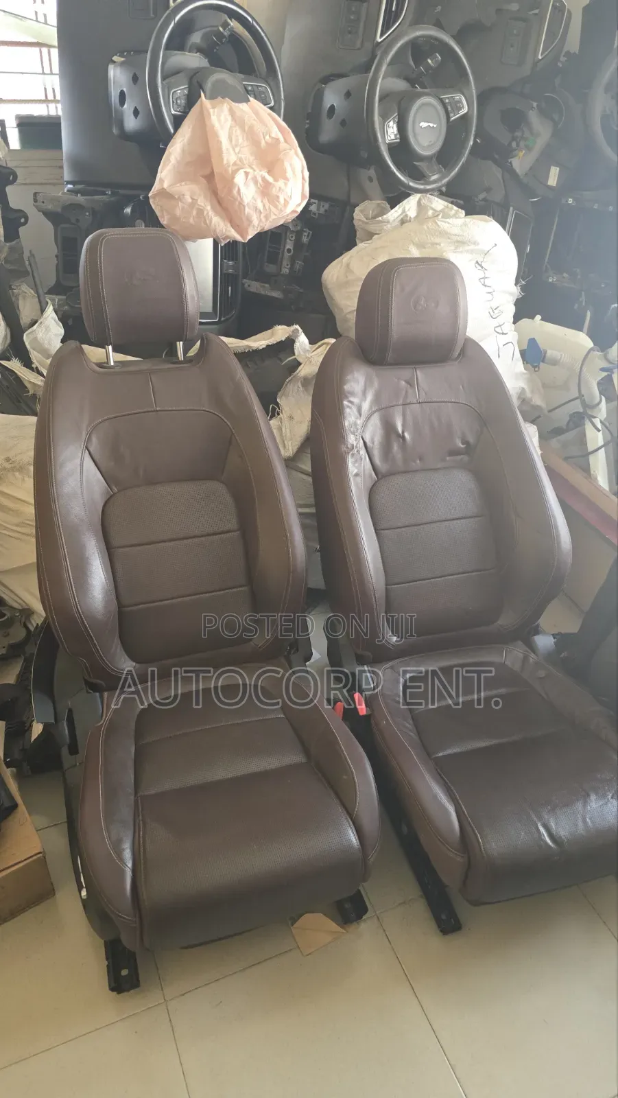 Jaguar F Pace Seats - Set Beige Brown
