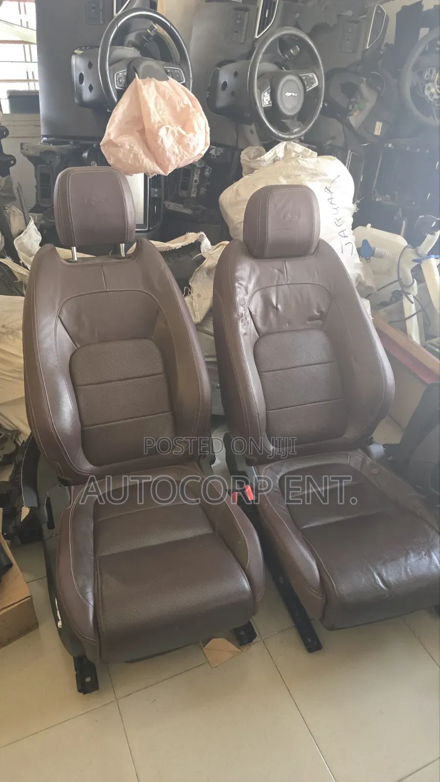 Jaguar F Pace Seats - Set Beige Brown