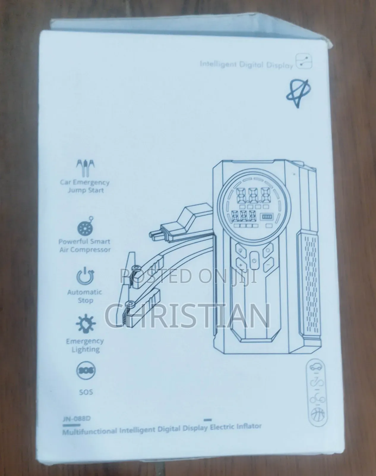 4 in 1 Jumper Starter and Air Inflator