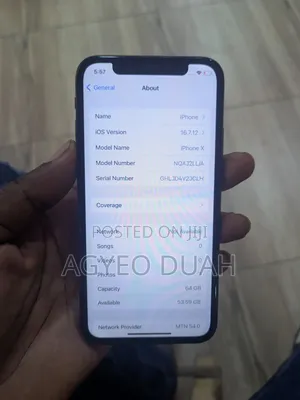 Apple iPhone X 64 GB Black