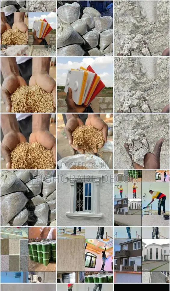 Painting,Graffiato Send and Stone Saling and Application,Pop Skimming