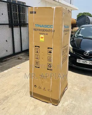 Sleek Stainless Steel Nasco Double Door Refrigerator(Nasf2-45)320l