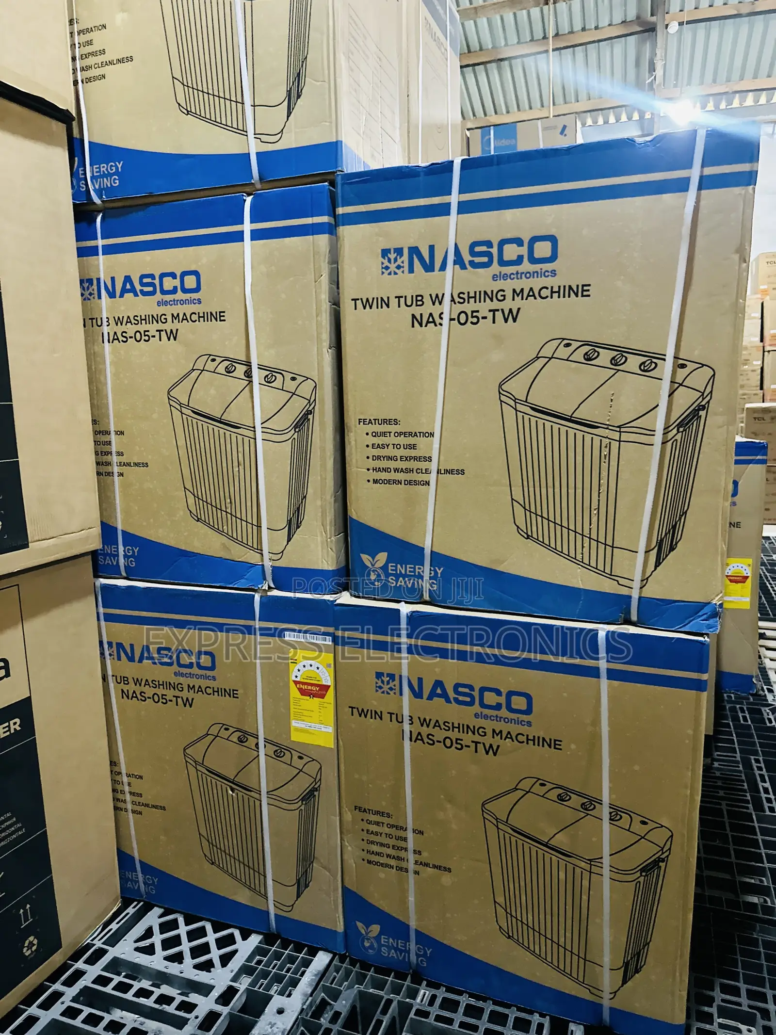 Ultra Modern Sleek Wm Topload Twintub Nasco 5kg