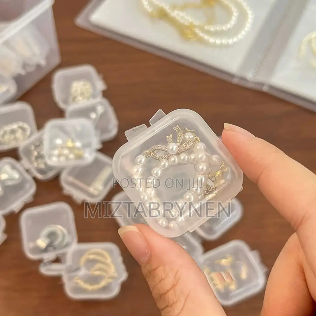 Transparent Jewelry Storage Box - 5pcs