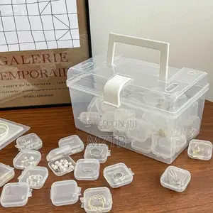 Transparent Jewelry Storage Box - 5pcs
