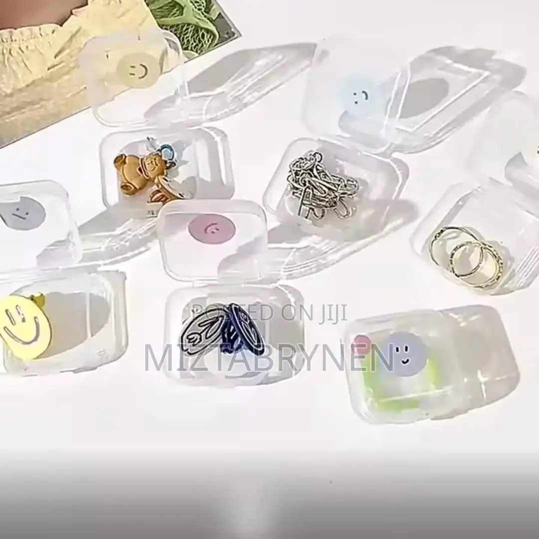 Transparent Jewelry Storage Box - 5pcs