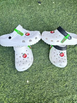 Female White Crocs