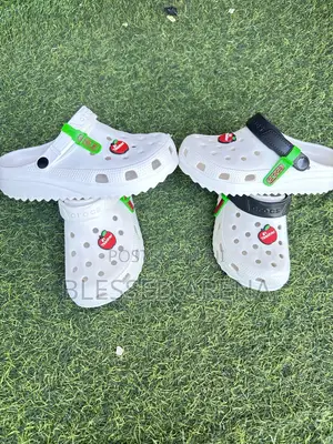 Female White Crocs