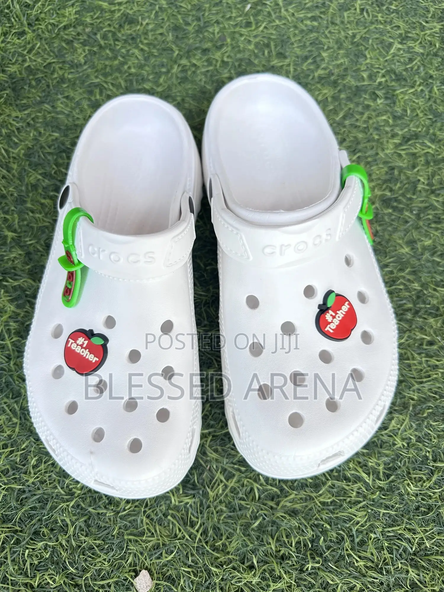 Female White Crocs