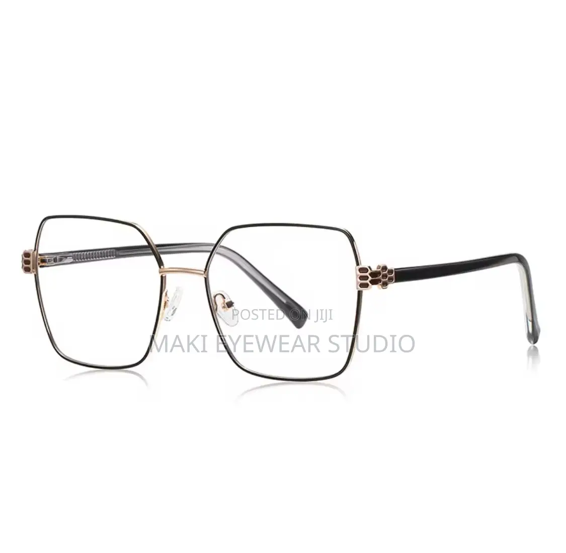 Unisex Large Square Shape Computer Eyeglasses.