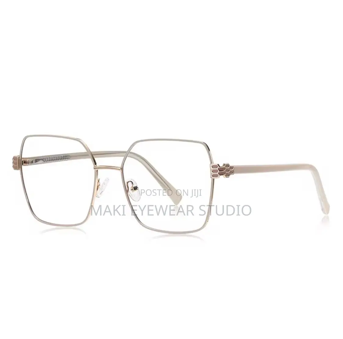 Unisex Large Square Shape Computer Eyeglasses.