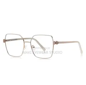 Unisex Large Square Shape Computer Eyeglasses.
