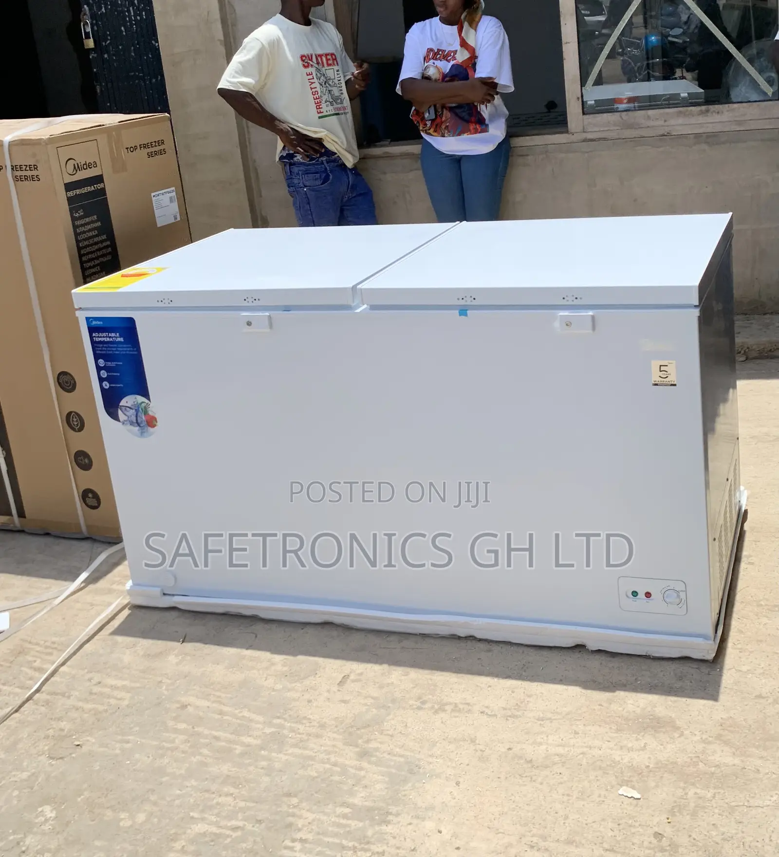 Affordable White Midea 508 LTR Chest Freezer-Mdrc698fzn01