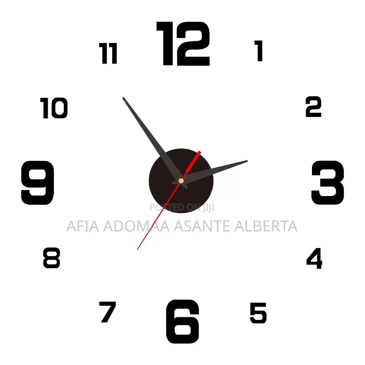 Luminous Diy Wall Clock (100cm*100cm)