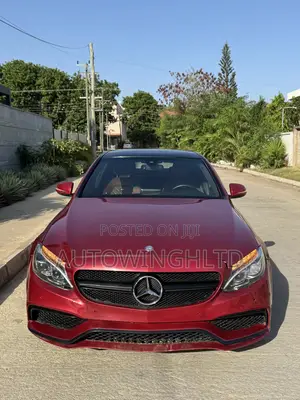 Mercedes-Benz C300 Luxury 4matic Sedan AWD (2.0L 4cyl 7A) 2017 Red