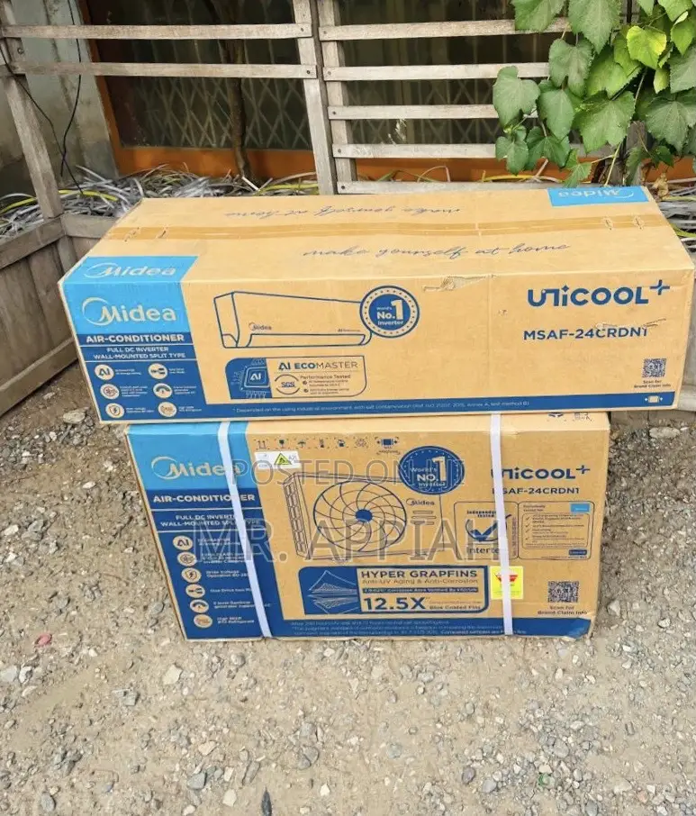 Check Out Classic Midea 2.0hp Split Type Inverter Ac(White)