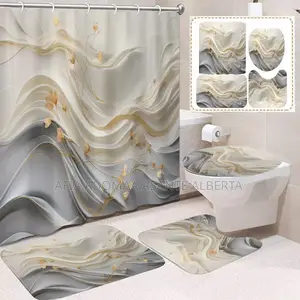4 Pieces Set Bathroom Accessories