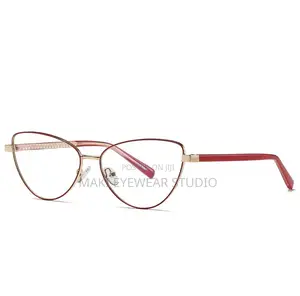 Cat‐Eye Women’S Anti‐Blue‐Light Computer Spectacle Optical Glasses