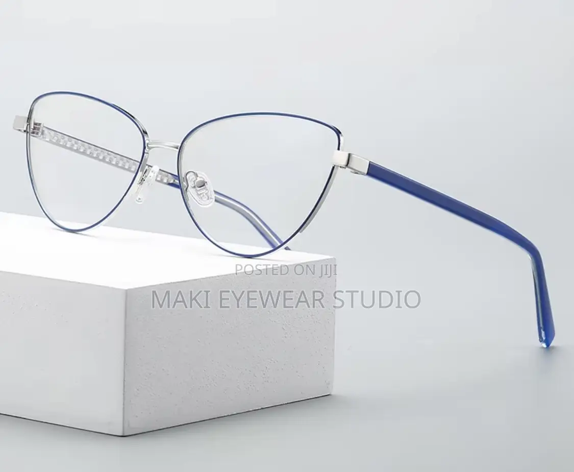 Cat‐Eye Women’S Anti‐Blue‐Light Computer Spectacle Optical Glasses
