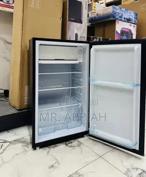 Sleek Stainless Steel Nasco 92l 1 Door Table Top Fridge(Nasf1-110fl)