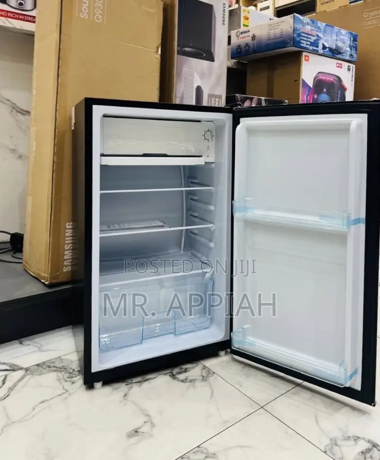 Sleek Stainless Steel Nasco 92l 1 Door Table Top Fridge(Nasf1-110fl)
