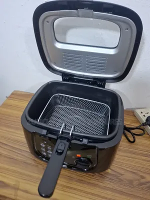 2.5l George Home Plastic Black Deep Fryer From Uk 