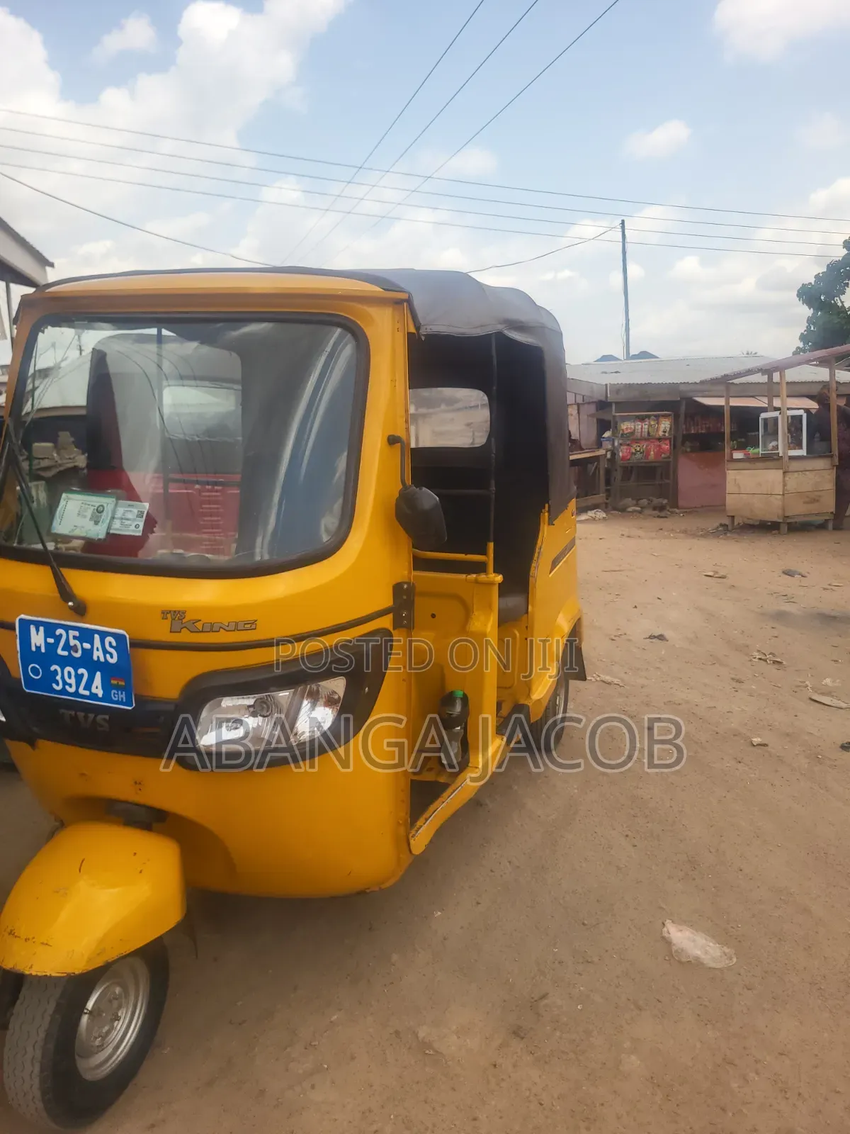 TVS King Deluxe Plus iTouch Start 2025 Yellow