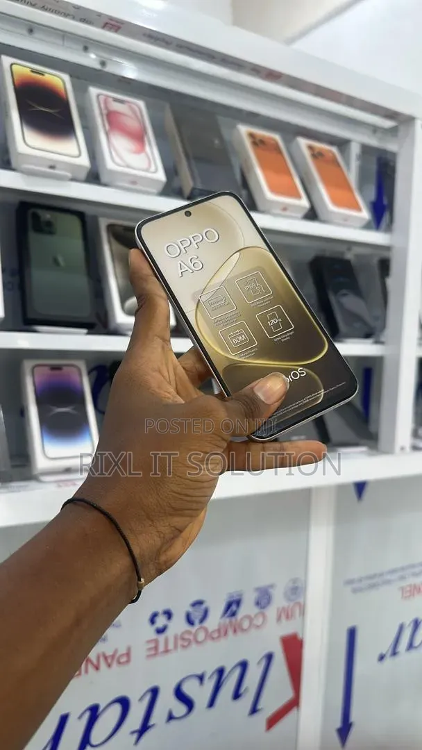 New Oppo A6 128 GB Silver