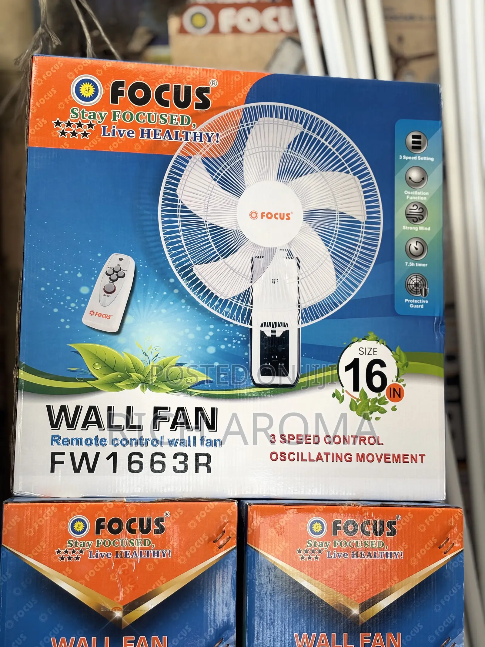 Wall Fan With Remote Control