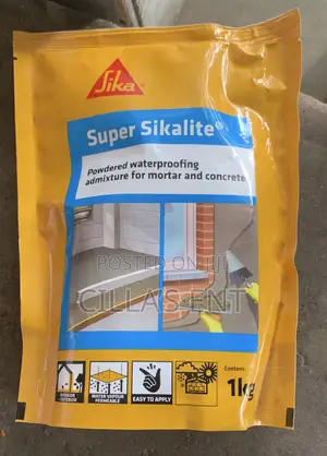 Powdered Waterproofing Ad for Mortar and Concrete