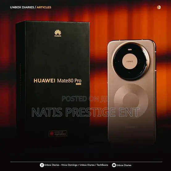 New Huawei Mate 80 Pro 5G 512 GB Black