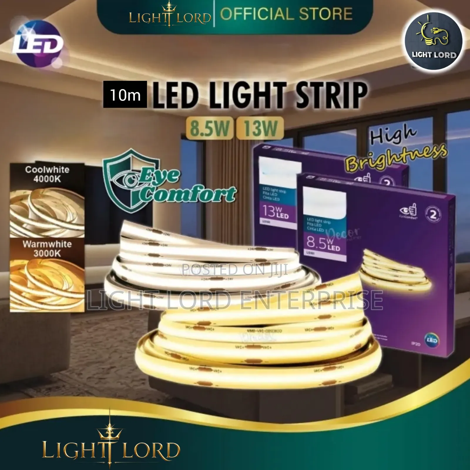 Cabinet / Profile Cob Direct Light Warm Color
