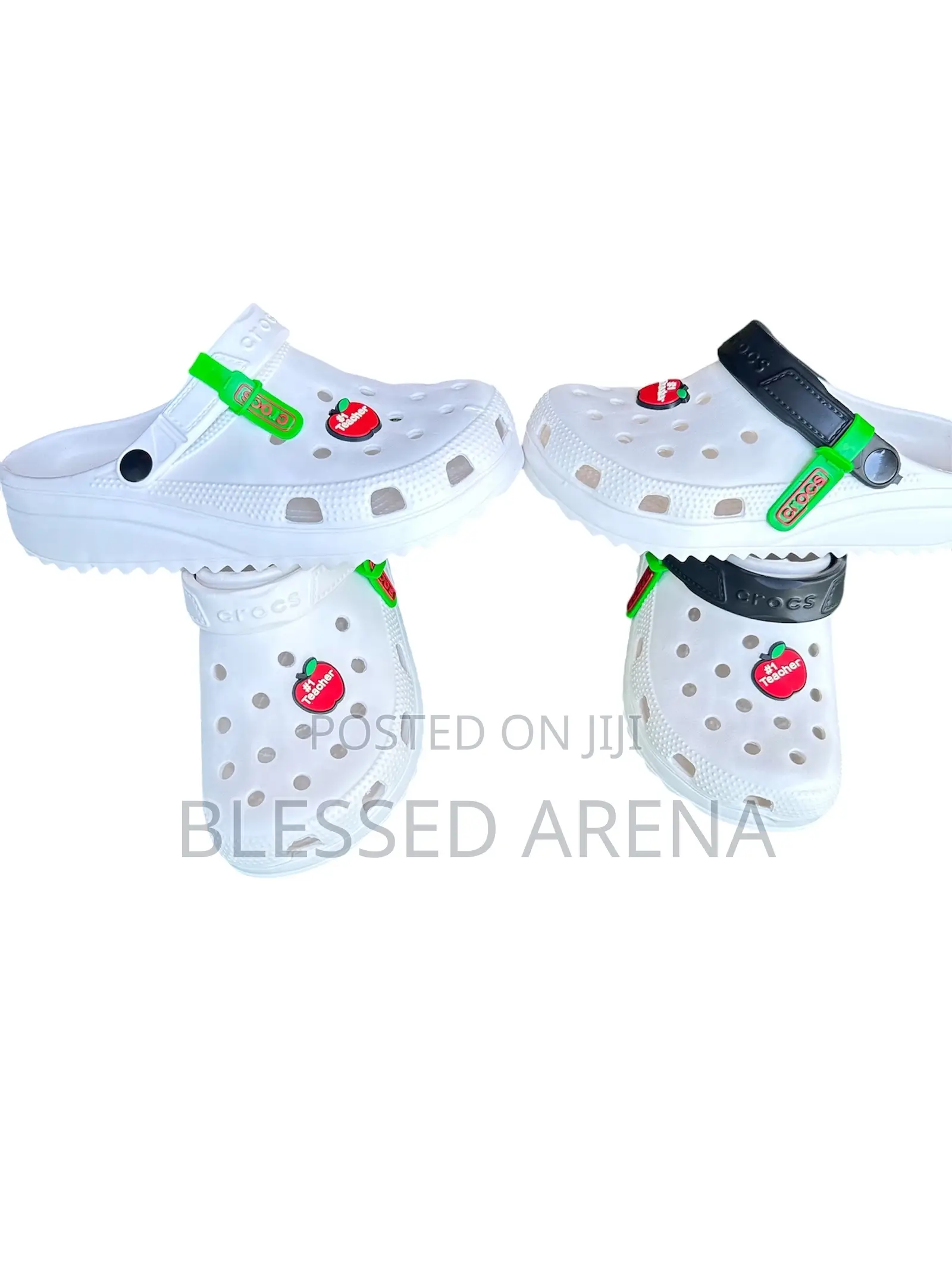 Female White Crocs