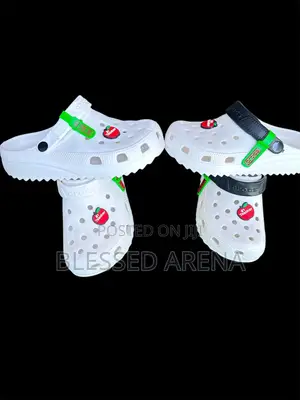 Female White Crocs