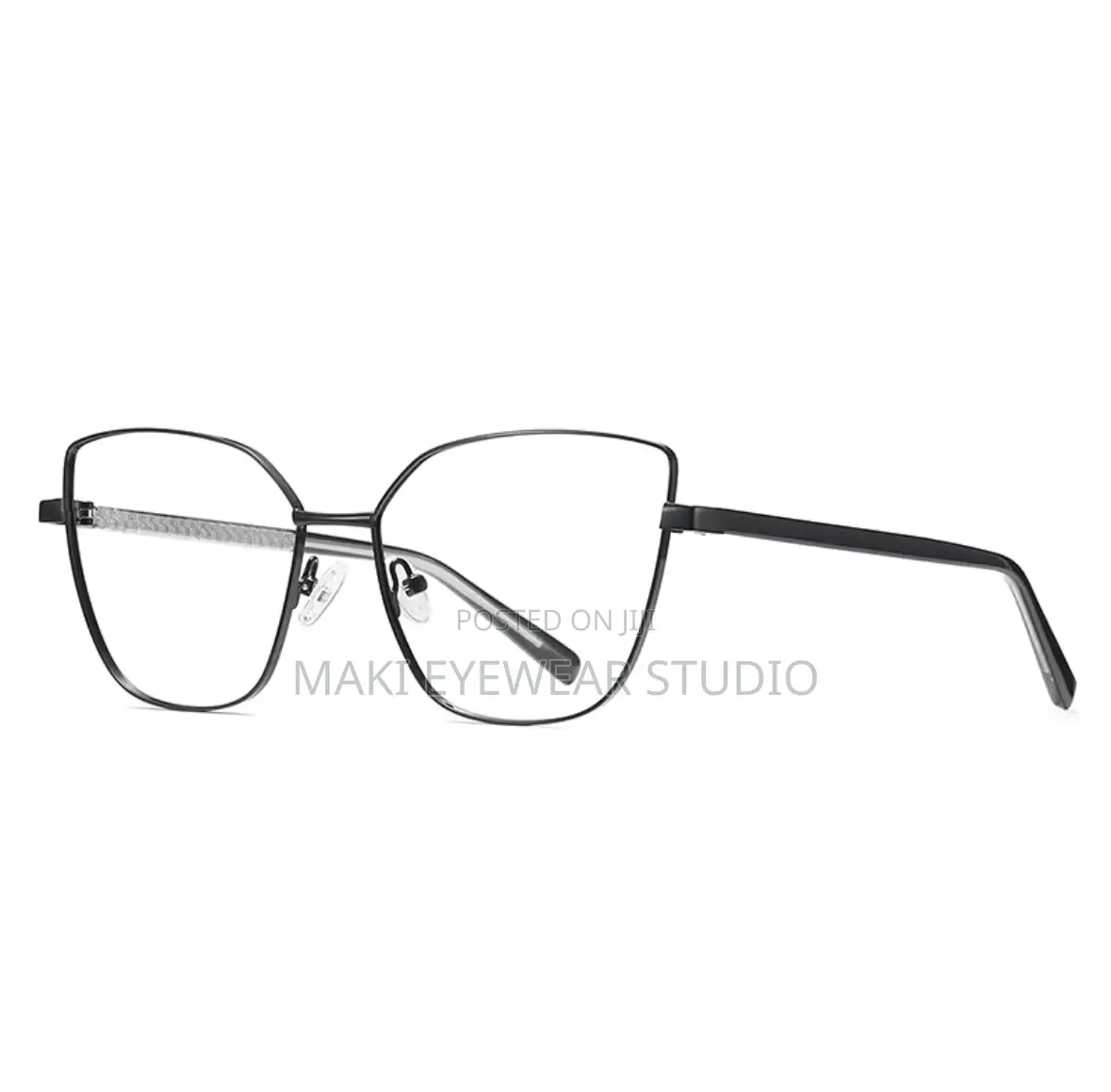 Women’S Glasses With an Anti-Blue Stainless Steel Butterfly Frame.