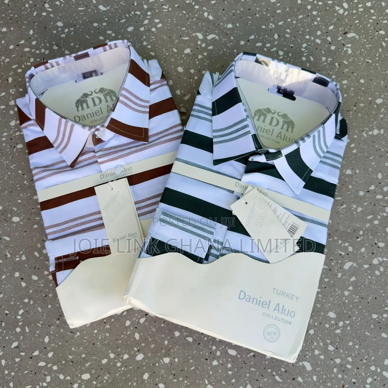 Zaraman/ Daniel Aluo Striped Long Sleeved Shirts Available Now