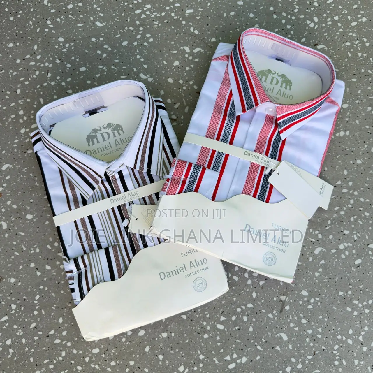 Zaraman/ Daniel Aluo Striped Long Sleeved Shirts Available Now