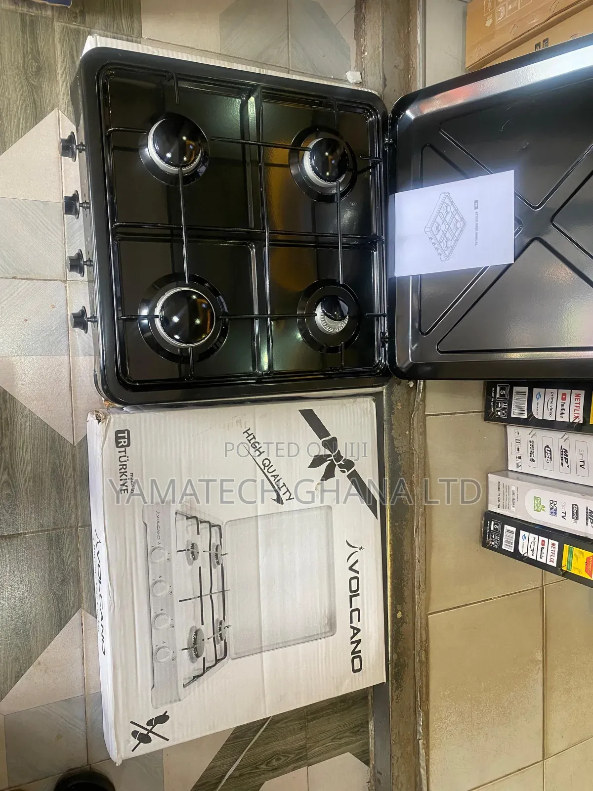 Volcano 4 in 1 Gas Burner Stove