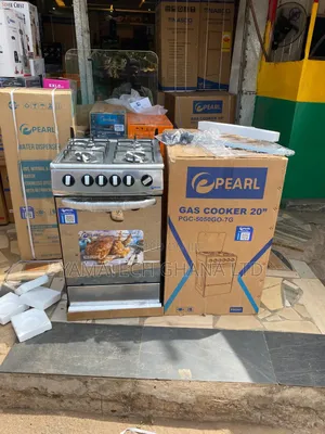 Cast Iron Top Pearl 50x50cm Gas Stove With Oven and Grill