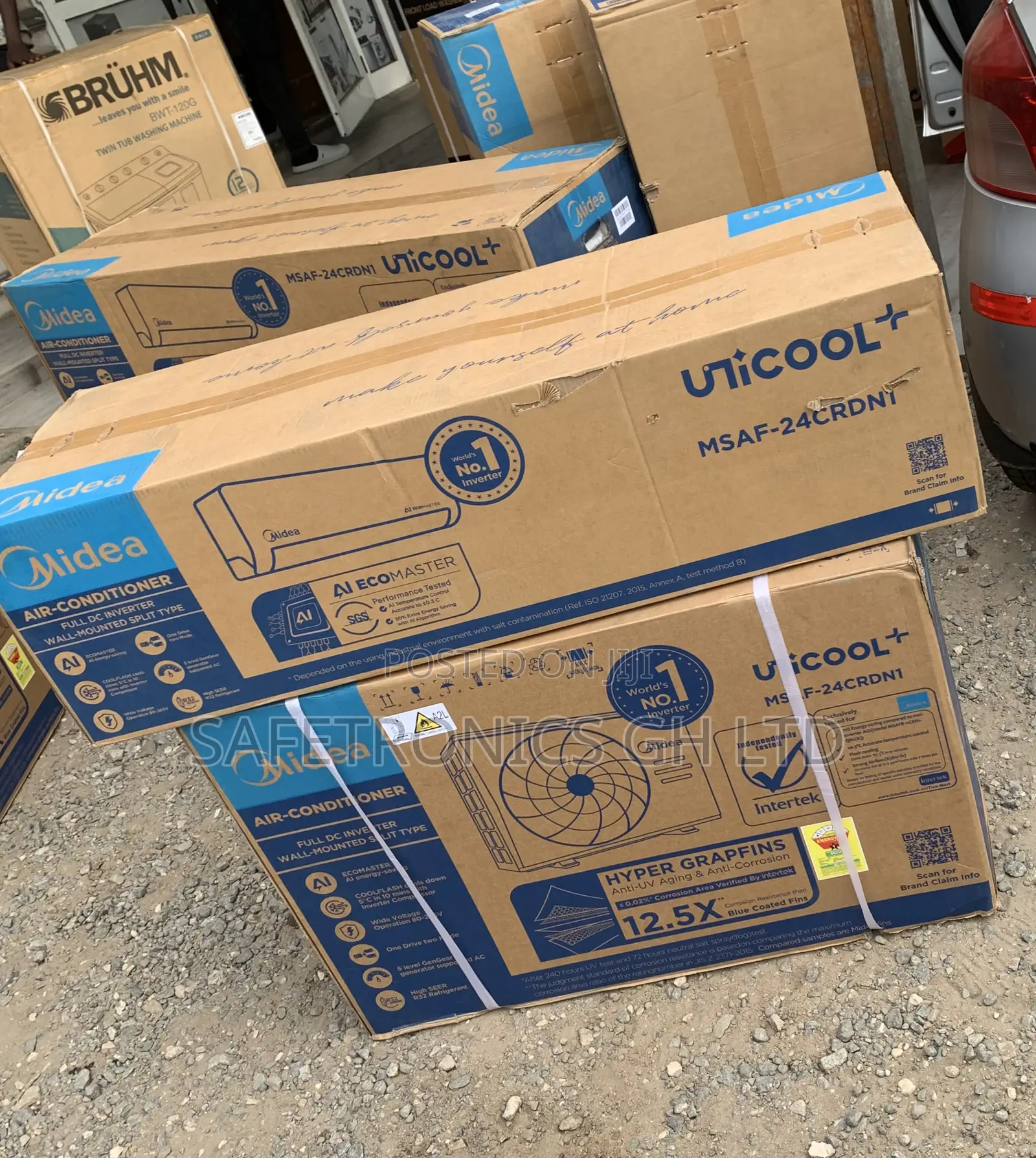 Best Quality Midea 2.0hp Split Inverter Ac R32 Gas (Msagc-18crfn8)