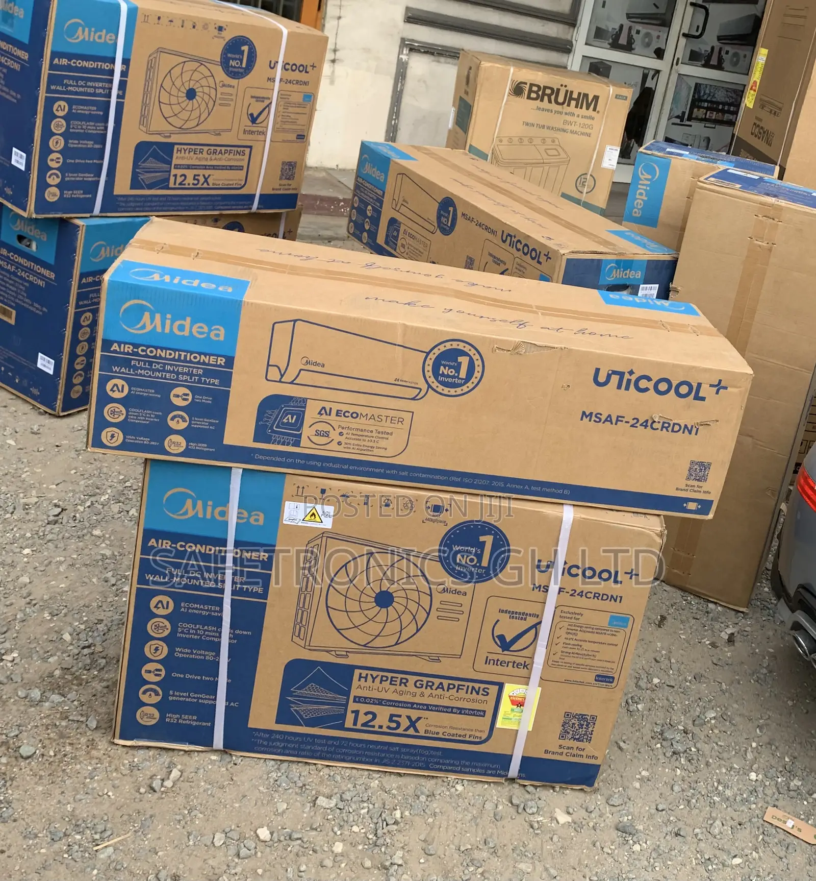 Zealous New Midea 2.0hp Split Inverter Ac R32 Gas (Msagc-18crfn8)