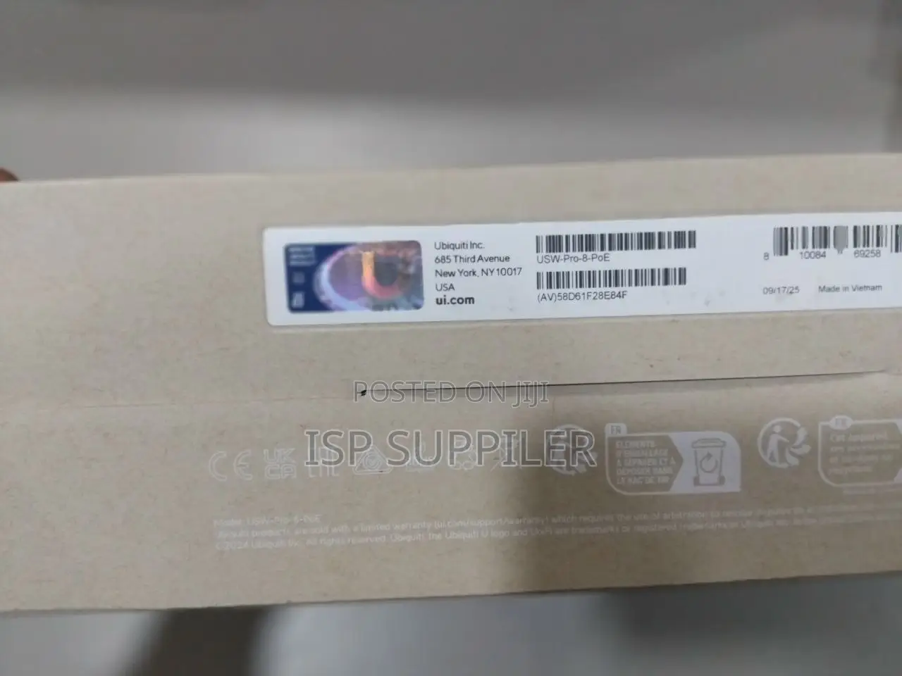 Ubiquiti Unifi Usw-Pro-8-Poe 8-Port Gigabit Layer 3 Poe Switch