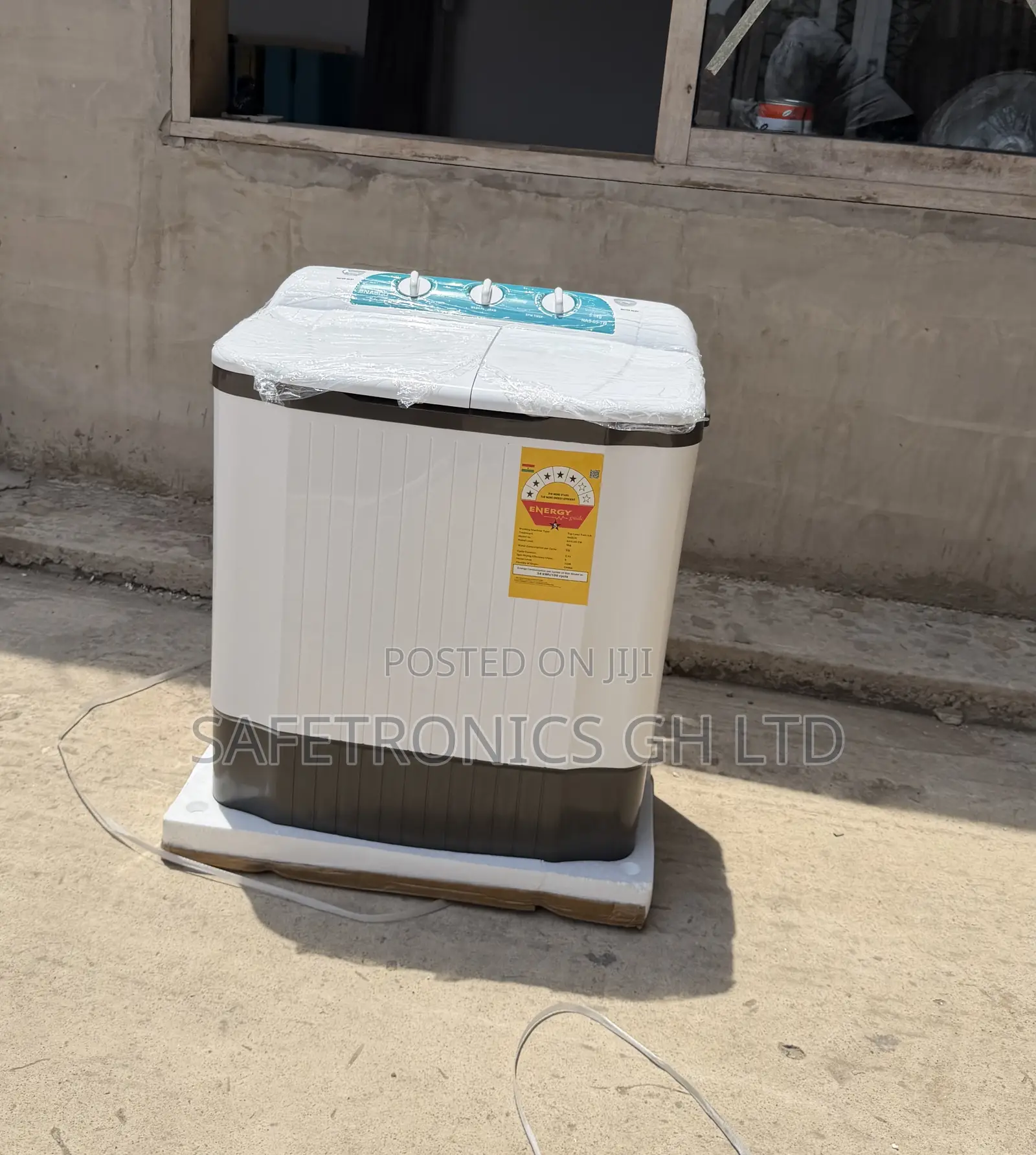 Electric Best Nasco Twin Top Washing Machine 5kg Nastt-B50fl
