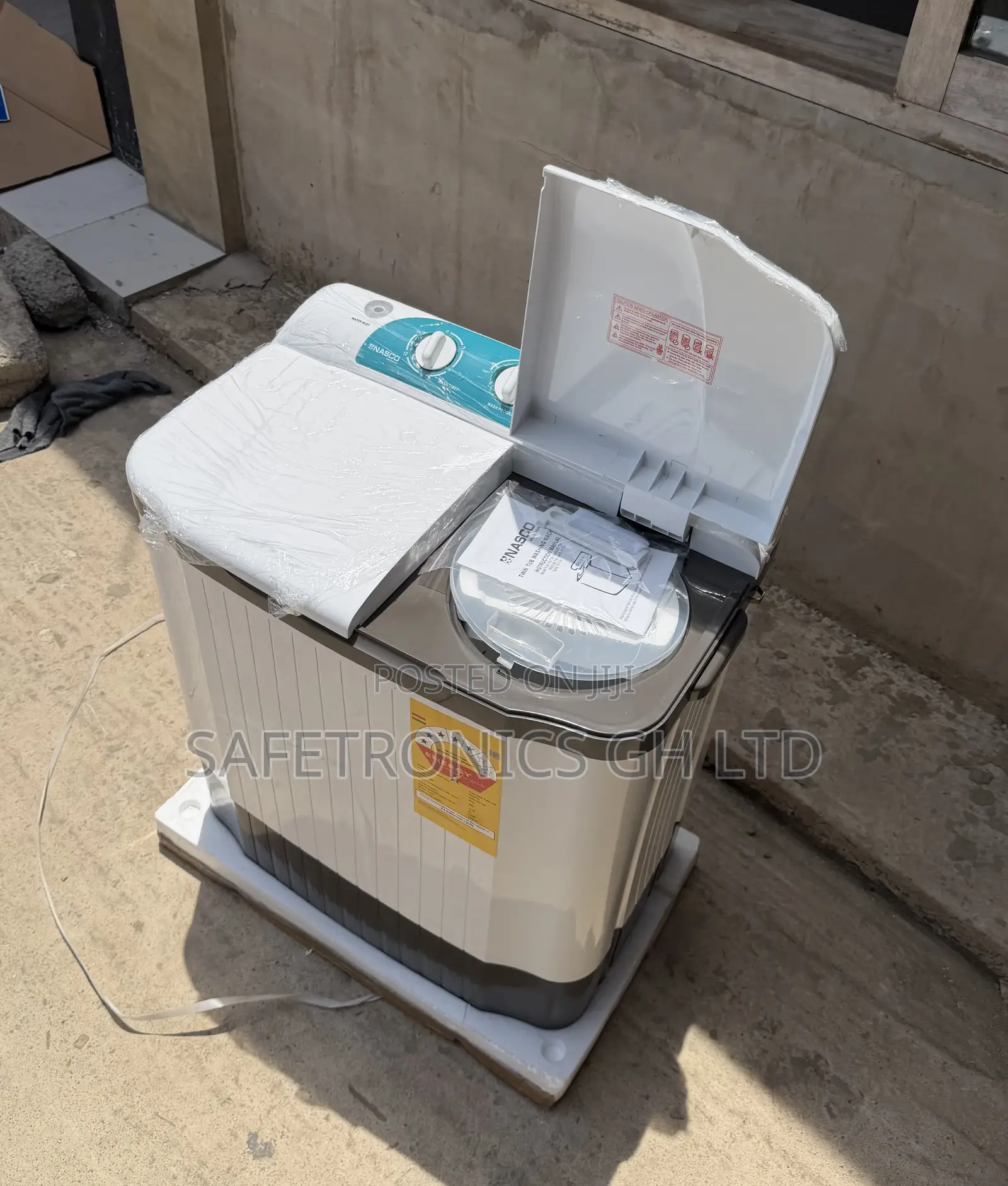 Try Secure Nasco Twin Top Washing Machine 5kg Nastt-B50fl