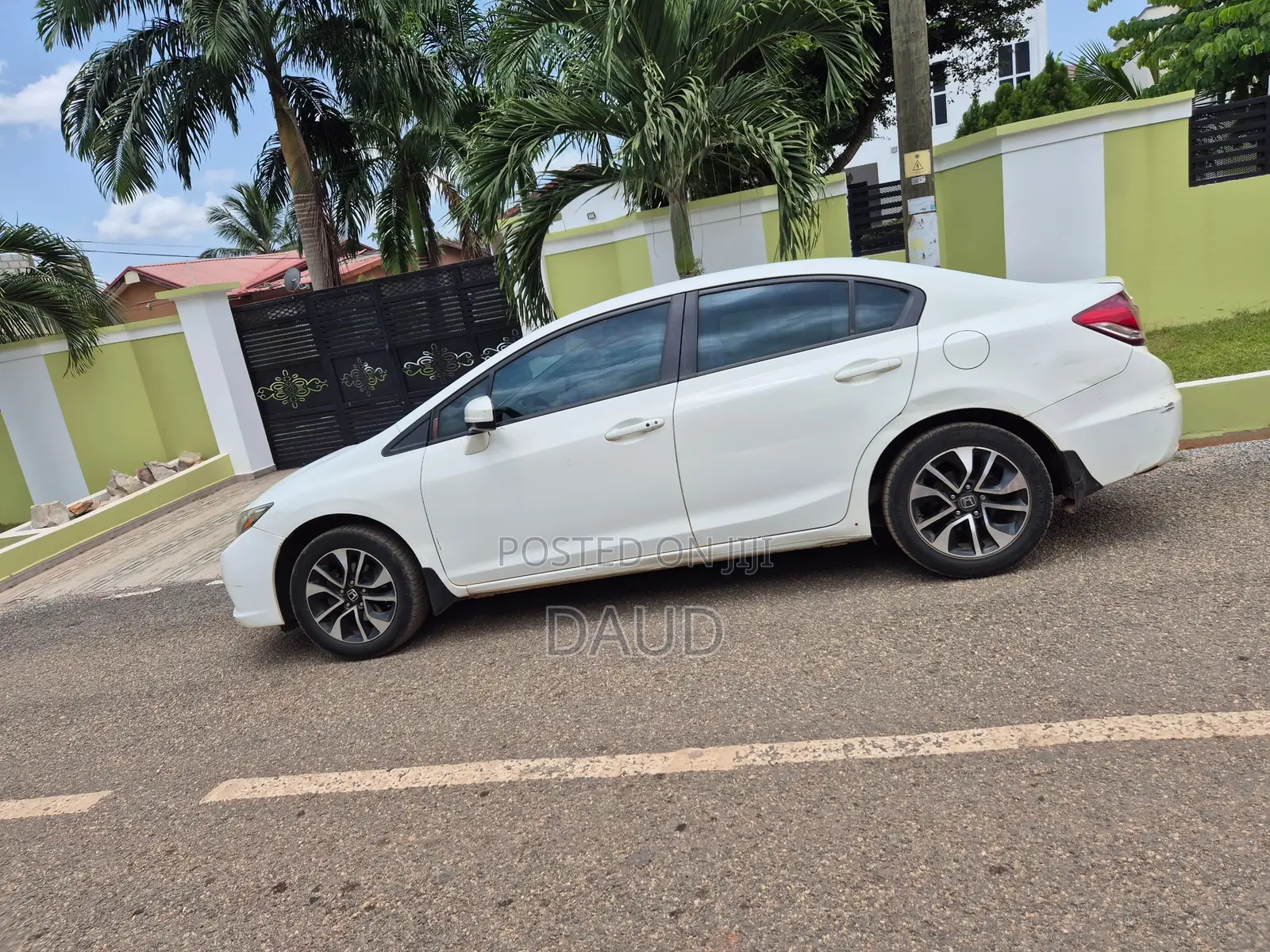 Honda Civic EX 4dr Sedan (1.8L 4cyl CVT) 2015 White