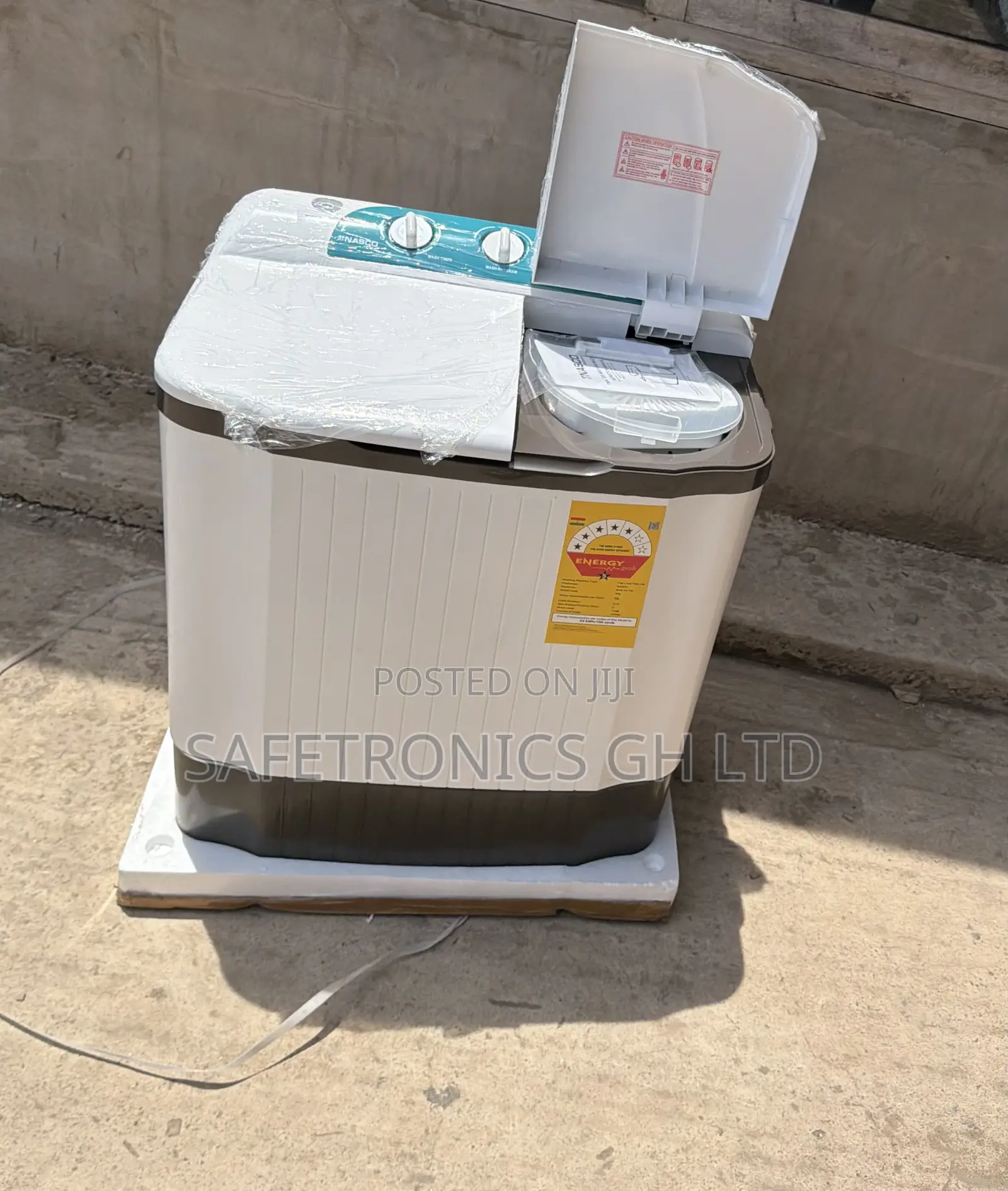 Super Fast Nasco Twin Top Washing Machine 5kg Nastt-B50fl