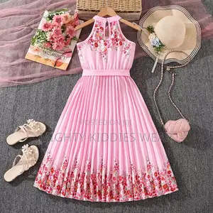 Necked Elegant and Stylish Girls Dress Age 9-10yrs