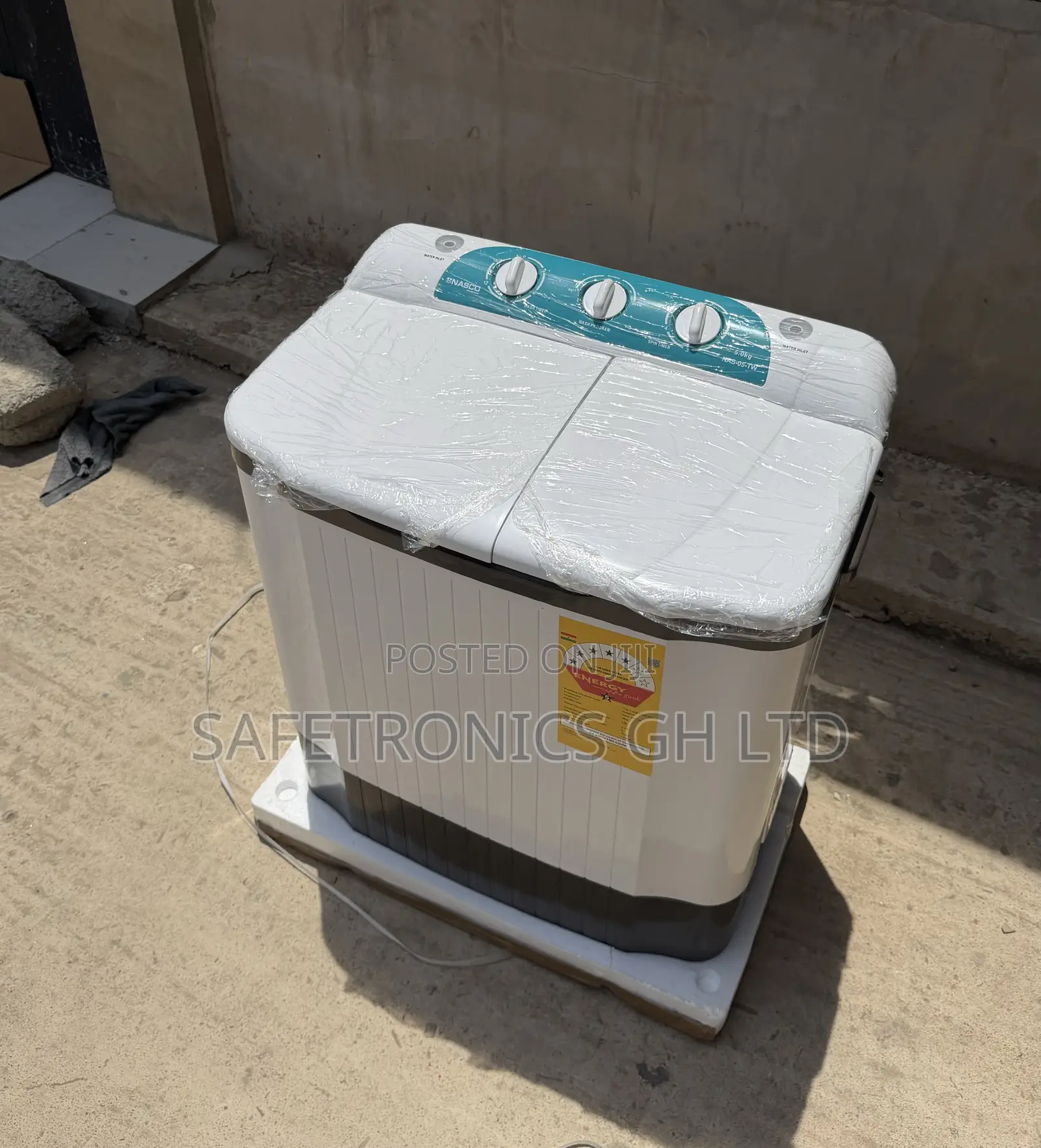 Extremely New Nasco Twin Top Washing Machine 5kg Nastt-B50fl