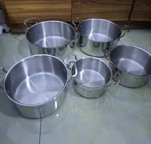 10pcs Tristar Tri-Ply Stainless Steel Casserole Cookware Set Uk