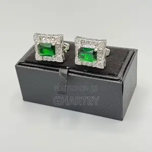 All Silver Luxury Cufflinks